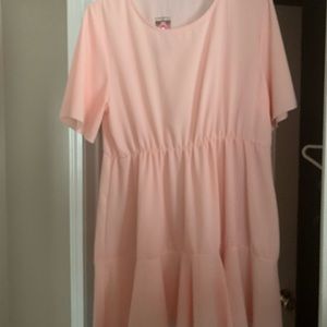 Boohoo Plus ruffle dress 18